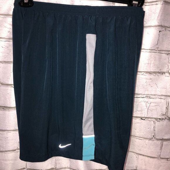 Nike Running Shorts | 7” with interior shorts | Teal & Blue | Men’s XL - Picture 3 of 8